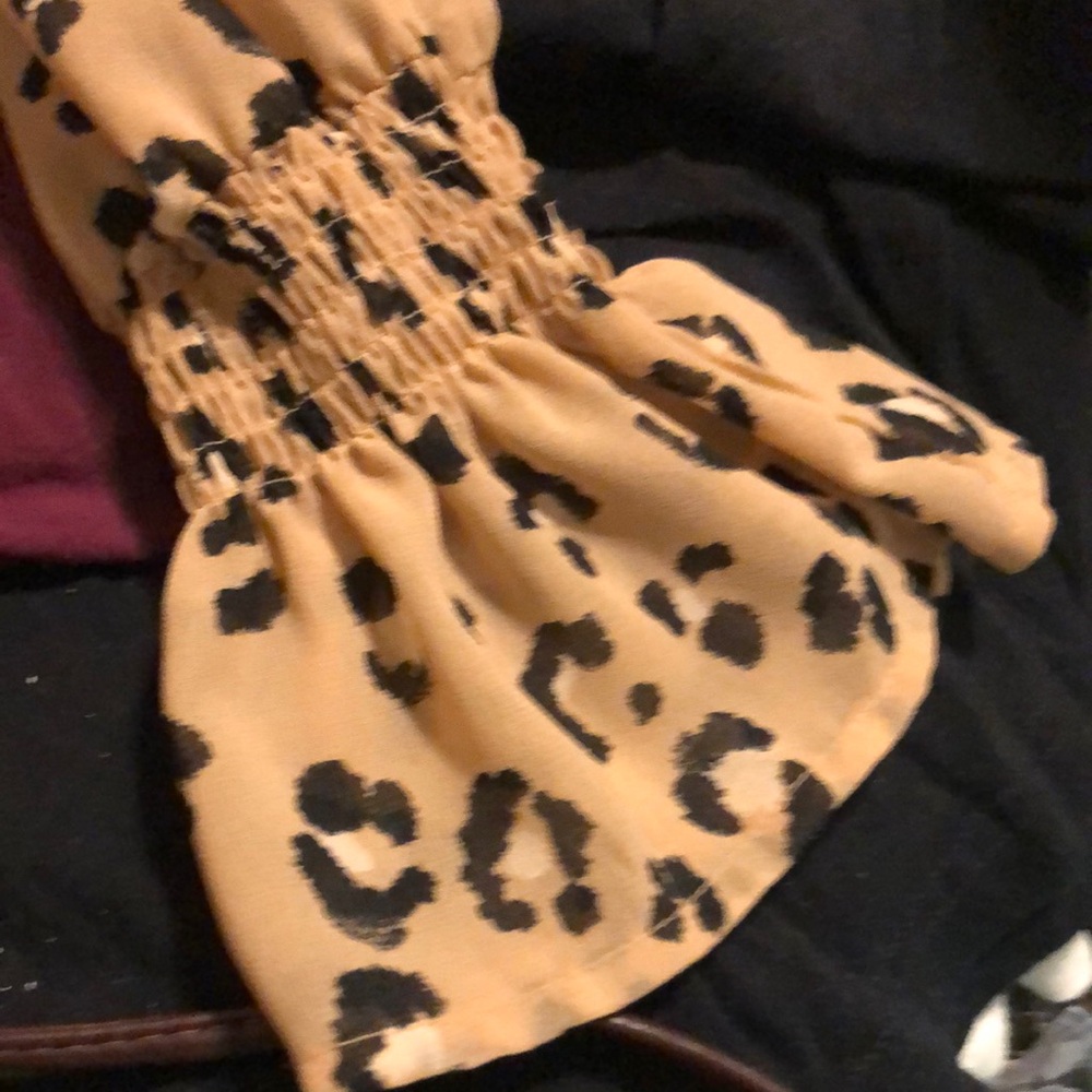 Leopard Print Blouse View 4